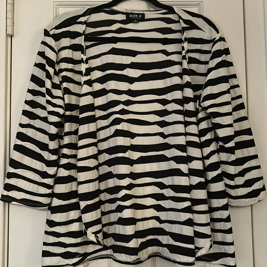 Allen B By Allen Schwartz Open Cardigan